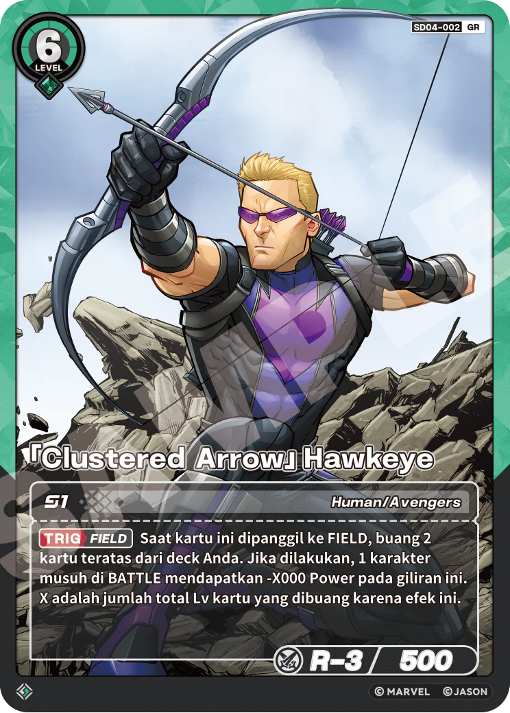 「Clustered Arrow」Hawkeye