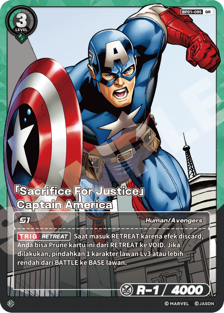 「Sacrifice For Justice」Captain America
