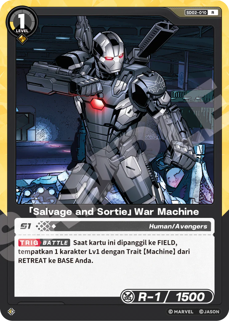 「Salvage and Sortie」War Machine