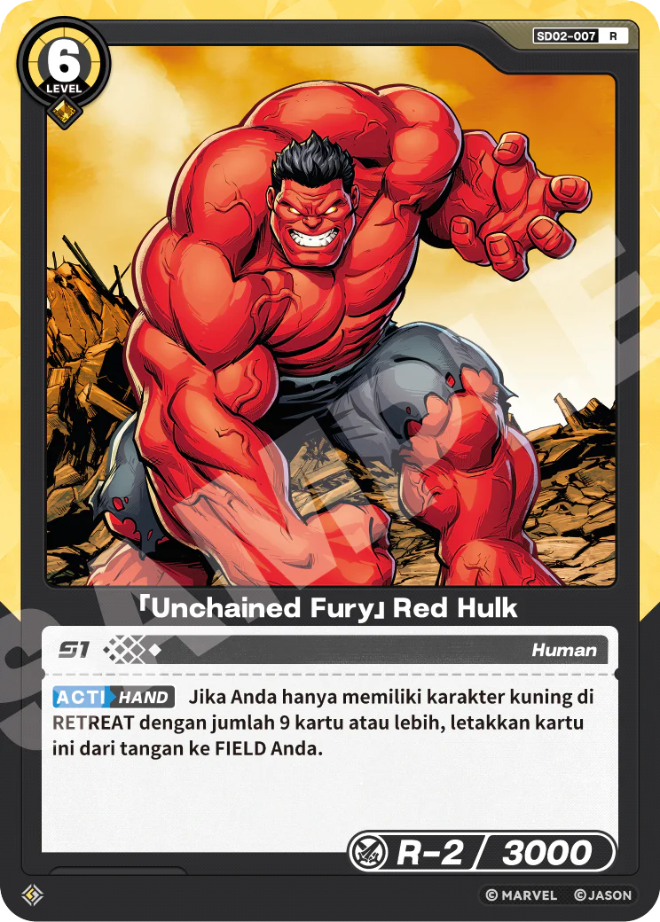 「Unchained Fury」Red Hulk