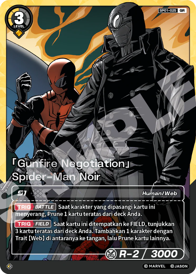 「Gunfire Negotiation」Spider-Man Noir